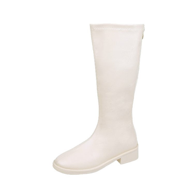 Korean Style Pure Color All-matching Knight Boots