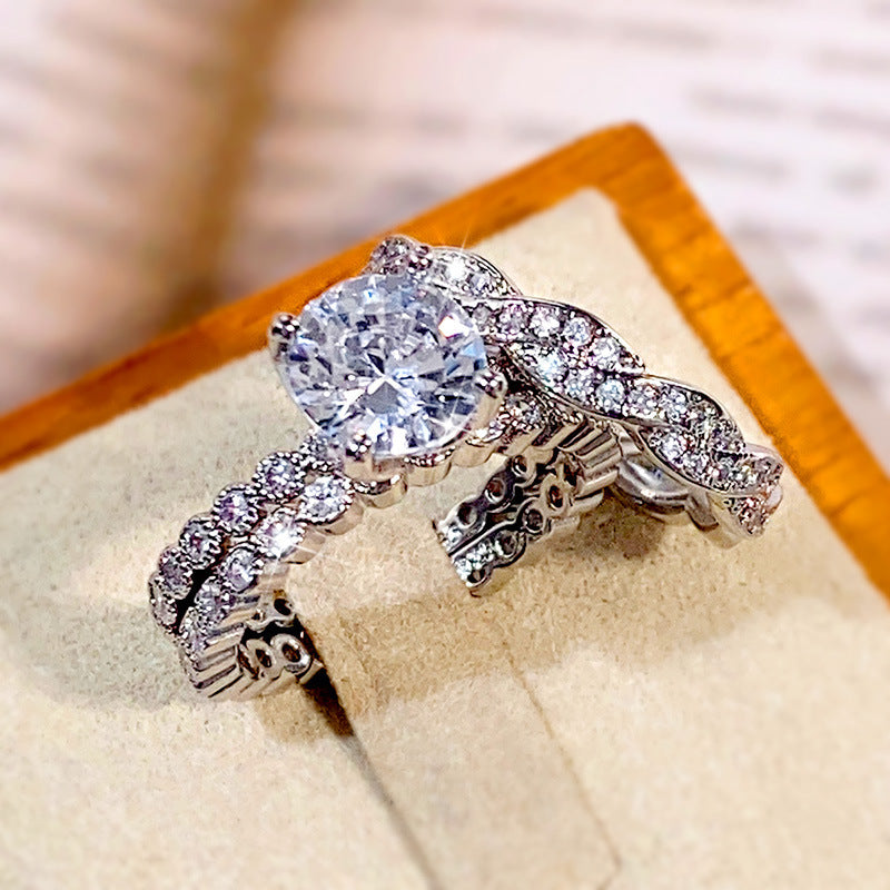 Three Ring Set Wedding Anniversary Commemorative Gift