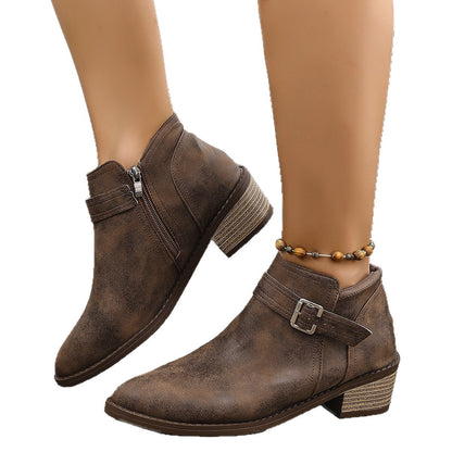 Autumn Pointed Female Boots