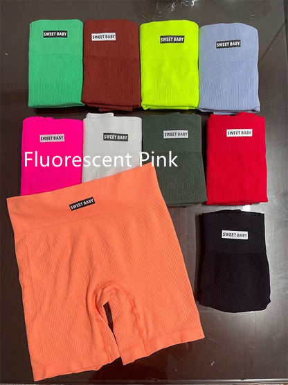 Sports Yoga Suit With Chest Pad Shockproof Beauty Back Hip Withdraw Stretch Sports Women's Shorts